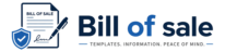 Free Printable Editable Bill of Sale Form Template [PDF, WORD]